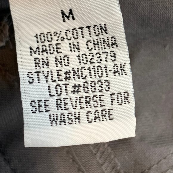 Ali & Kris Gray Jacket Medium Cuffed Long Sleeves Collared Cotton Button Detail - Picture 9 of 14